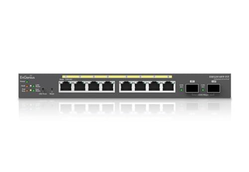 Engenius Switch Poe+ Gigabit A 8 Porte 110W Gigabit Ews2910Fp-Fit Fit Management Con 2 Porte Sfp