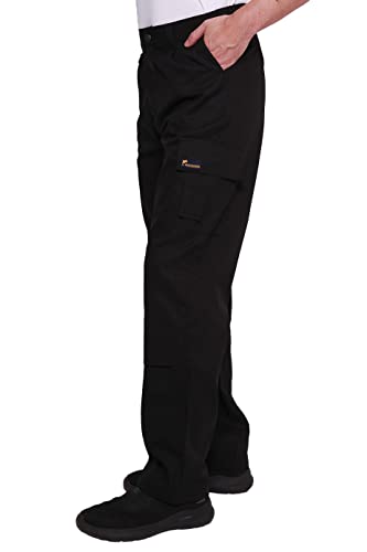 Mirabella Health & Beauty Hercules Pantalon cargo de travail pour homme, Noir , 40 W – vue 3