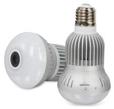 hotsell999 Security Bulb Cameras Wi-Fi Camera Bulb 1080P HD Camera Bulb Cameras 360 Degree Panoramic Security Camera Support Night Vision