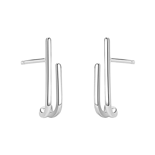 Boucles d'oreilles de mode ligne au tempérament féminin raffiné