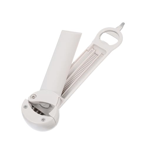 BRIGHTFUFU Abrelatas Retráctil Magnético Para Mayores Abridor De Tarros y Botellas De Inoxidable Herramienta Ergonómica Para Manos Débiles Almacenamiento Magnético Nevera Funcionalidad