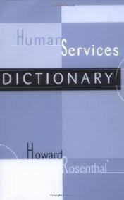 Human Services Dictionary 1st (first) edition Text Only book cover