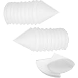 EVBOTGEE 20PCS kegelfilter DN 125, G4 Filtermatte, Filter Lüftungsanlage, Länge 180 mm Filtervlies, Kegelfilter, Filtermatten für lüftungsanlagen, Geeignet für alle Arten von Lüftungssystemen im Haus