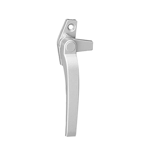 Poignées de fenêtre de rechange, poignée de fenêtre droite/gauche, poignée de fenêtre en alliage d'aluminium, poignée de fenêtre levier de logement poignée de verrouillage (gauche, argent)