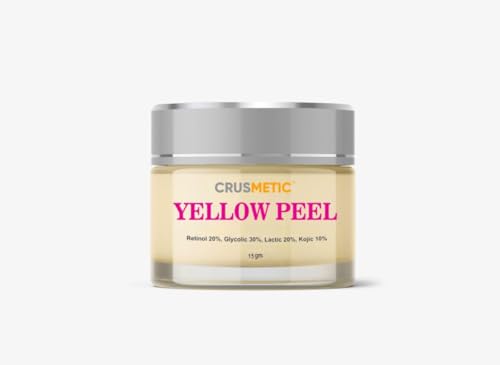 Image of Exfoliating Retinol Yellow peel| Improve Skin Texture | Removes Dead Skin Layer | Improves Skin Colour Tone| Fades Dark Spots| Men & Women| (15gm)