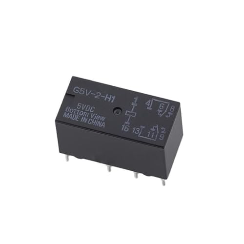 Relais 5V G5V-2-H1-5VDC Omron miniature à 8 broches pour circuit imprimé Lot de 10 pièces