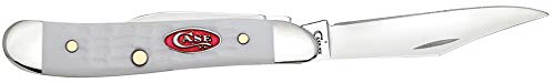 Image of Case WR XX Pocket Knife Sparxx White Jigged Synthetic Peanut Item #60188 - (6220 SS) - Length Closed: 2 7 /8 Inches