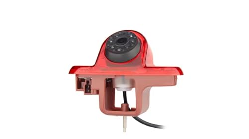 Caméra de recul AHD 1080P pour Vauxhall Vivaro 2001-2014 avec troisième feu de stop intégré noir
