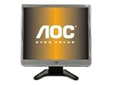  AOC 197pkv Moniteur LCD TFT 19 1280 x 1024 Audio TCO 03 Argent/Noir