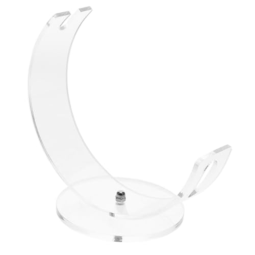 Didiseaon Acrylic Hairdressing Scissor Stand Space-saving Barber Scissor Base Anti-slip Design