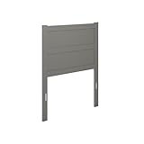 AFI, NoHo Solid Wood Panel Headboard, Twin, Grey