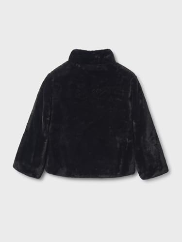 Mayoral Fur Coat for Girls Black2
