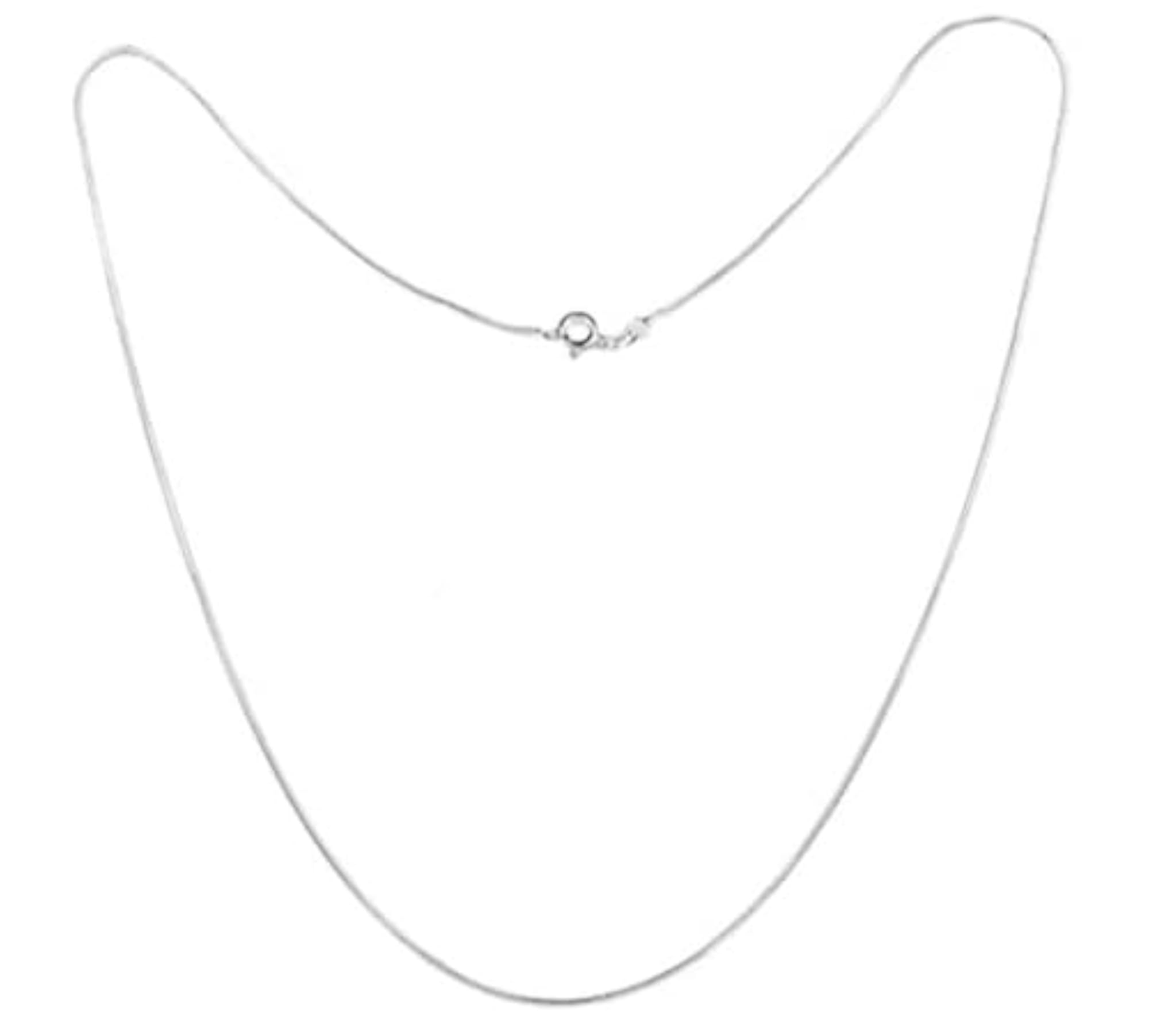 Anti-Tarnish 92.5 Sterling Silver Chain Necklace for Kids