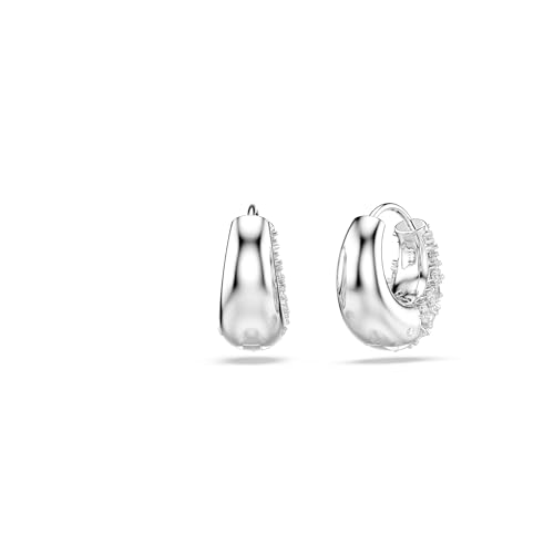 Swarovski Sublima earrings, White, Rhodium finish4