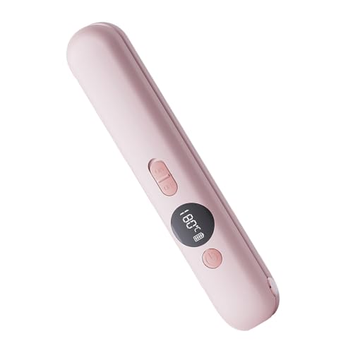 Fer à lisser rechargeable avec affichage numérique, 4, B