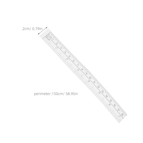 Cinta métrica doble faz de papel 1.5m Tofficu 50 piezas miniatura 2