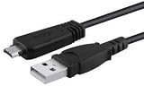 câble USB/Chargeur de batterie de chargement Cordon Laisse VMC-MD3 VMCMD3 pour Cyber-shot DSC-H70, DSC-HX7 V, DSC-HX9 V, DSC-HX100 V, DSC-T99, DSC-T110 - 5
