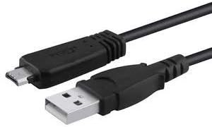 câble USB/Chargeur de batterie de chargement Cordon Laisse VMC-MD3 VMCMD3 pour Cyber-shot DSC-H70, DSC-HX7 V, DSC-HX9 V, DSC-HX100 V, DSC-T99, DSC-T110 - 5