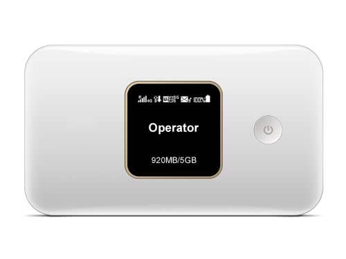 Soyealink E5785 330, 4G+ Mobile WiFi 3 LTE CAT7/300Mbps, Large Battery 3000mAh Travel Mobile Wi Fi Hotspot, 2.4GHz & 5GHz   White