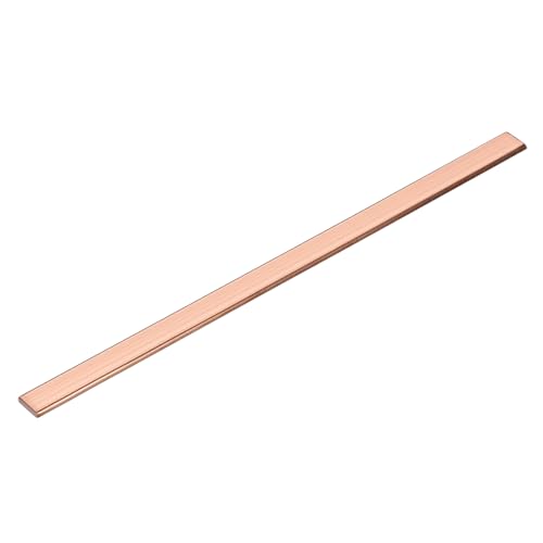 QUARKZMAN Kupfer Flachstange 3/16 x 0.6 x 9 C110 Massiv Kupfer Schienenmaterial Platte Massiv Metallbleche Für DIY Basteln Reparaturen Elektrik (5mm x 15mm x 230mm)
