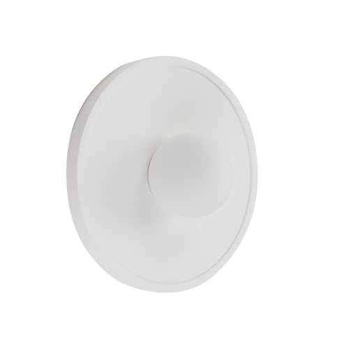 Lindby Lámpara de pared Nielson (Moderno) en Blanco hecho Cerámica, Arcilla Yeso e.o. para Salón & Comedor (1 llama E27) aplique