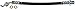 Dorman H621438 Rear Passenger Side Brake Hydraulic Hose Compatible with Select Pontiac/Toyota Models