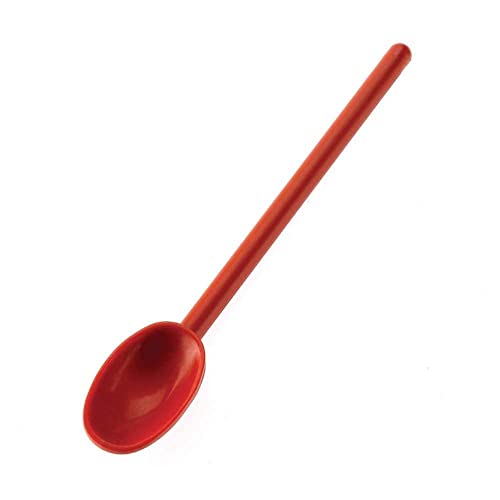 Matfer Bourgeat Exoglass® High Temperature Spoon, Red, 11 7/8