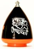 Trompos Space SL Spin Top Xtreme Roller - Bearing Tip SpinTop - (Black Orange)