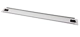 Gris clair RAL7035, H44/B483 mm, avec ressort de grille en plastique pour s'enclencher sans outils dans des profils de grille perforées de 19