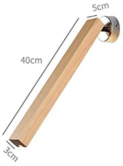 Lámpara de pared de madera larga Estilo nórdico creativo para interiores 2