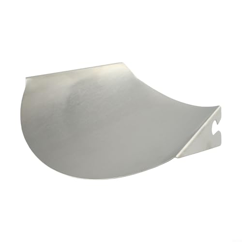 Accessorio per scivolo versatore in acciaio inossidabile per mixer KitchenAid-Kenwood, lavabile in lavastoviglie, struttura in acciaio inox lucido, si adatta alla maggior parte delle ciotole