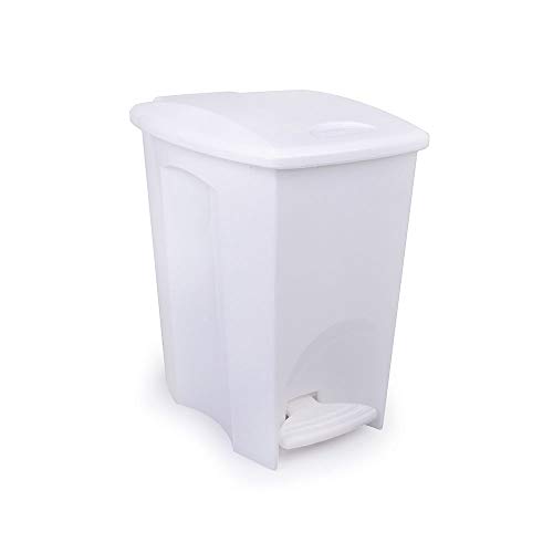 Lixeira com Pedal Plasútil Branco 7 L