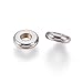TIAOTIAO 200pc 8x2mm 304 Spacer Acciaio Inossidabile Branelli Sciolti Piatto Flat Round Compatibile con Il processo di Gioielli Fai da Te Accessori for Gioielli