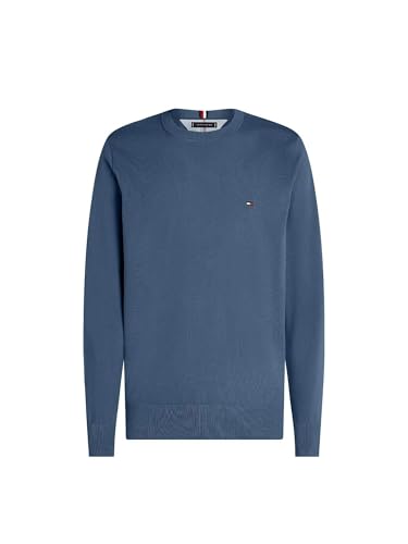 Tommy Hilfiger Herren Pullover 1985 ohne Kapuze, Blau (Blue Coast), L
