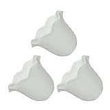 FRCOLOR Flora Galss Lámpara Shade 3Pcs Tulip Suelo Lámpara Cubiertas Lámpara Luz de Pared Cubiertas Color Surtido Regalos para Home Hotel Dormitorio
