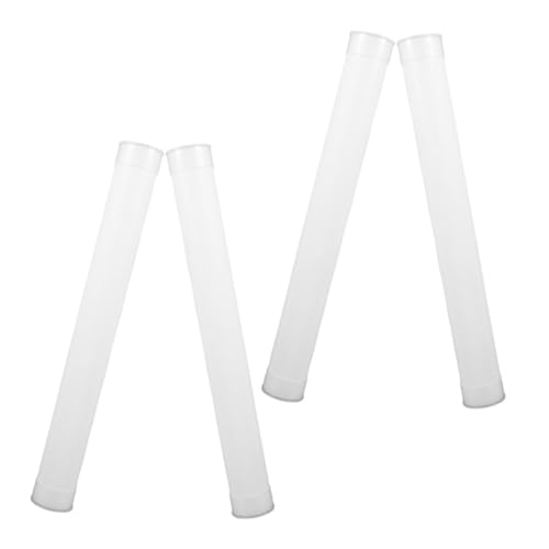 MUCKLILY Lightweight Plastic Round Tube Cap Storage Mailing Tube for Concert Poster Pencil and Artwork 3.5x31cm