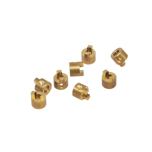 Arbre d'hélice de rechange en laiton pour bateau RC de 5mm, lot de 10 pièces miniatures