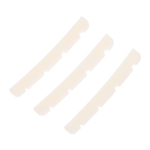 ULDIGI 3pcs Ox Bone Guitar String Nuts Bone Nut and Saddle Set for Electric Guitar