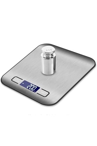 Báscula digital portátil 5 kg gris miniatura 1