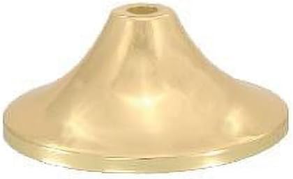 B&P Lamp® Smooth Cone-Shaped Brass Cap
