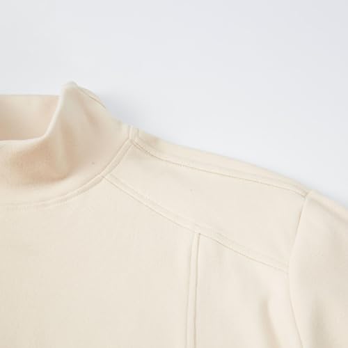 OTSANT Men Mock Turtleneck Sweater Lightweight Long Sleeve Stretchy Sweater - image 5