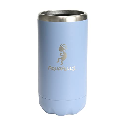 Aquapelli Enfriador de latas de acero inoxidable con aislamiento al vacío para bebidas