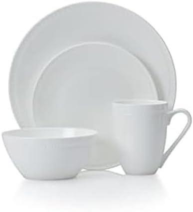 Mikasa 5224192 Loria 16-Piece Dinnerware Set, Service for 4