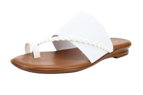Image of ITALIAN Shoemakers Womens Cari Low Braided Strap Sandal for Women
