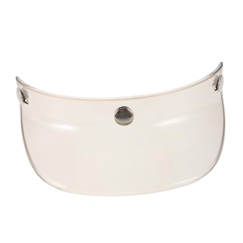 Ciieeo Retro Motorcycle Visor: Sun Shield Visor Replacement with Three-Button Attachment Sun Shield for Outdoor Riding