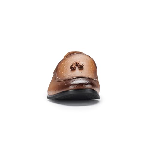 Image of Ferro Aldo Men's Premium Moc Toe Loafers | Casual & Dress Styles with Tassels & Horsebit Buckles