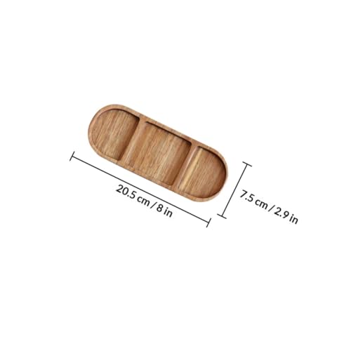 Plato ovalado para salsa de sushi estilo vintage miniatura 2