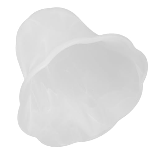 BESTonZON 口径 ガラスランプシェード透明ベル型 照明カバー耐久性と安定性 室内用天井照明交換用小型ライトシェード