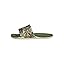 Crystal Linen/Gold Metallic/Crew Green