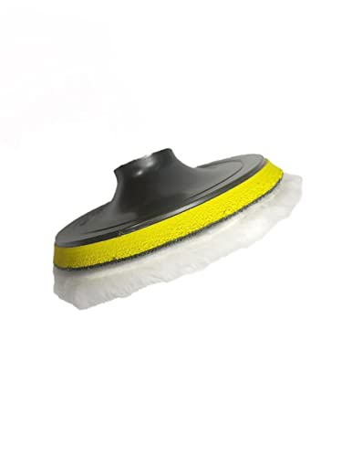 Image of VOLTZ VZ-CP1600 Electric Hand Polisher's M14 Hookpad & Wool Polishing Buffing Pad Wheel 125 MM for Attachments